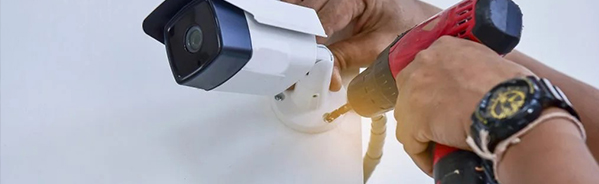 Installation de caméras de surveillance