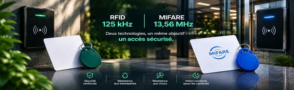RFID 125 kHz ou MIFARE 13,56 MHz : quelle différence ?