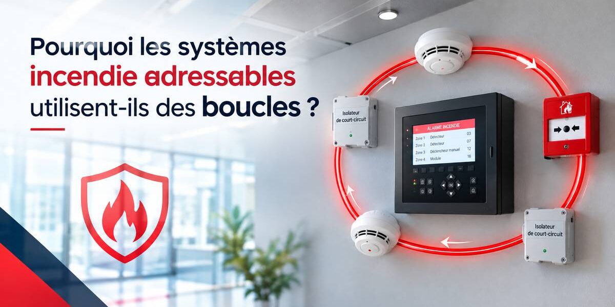 Pourquoi les systèmes incendie adressables utilisent-ils des boucles ?