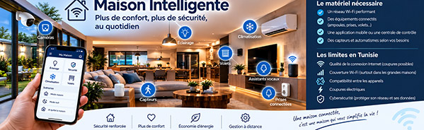Comment rendre votre maison intelligente ? Matériel nécessaire et limites en Tunisie